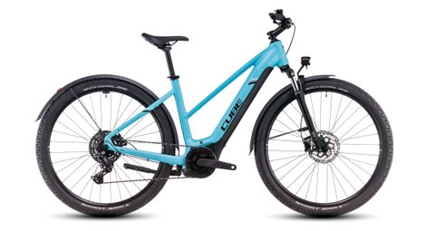 Cube nuride hybrid performance 625 allroad trapeze bicicletta ibrida elettrica shimano cues 9s 625 wh 29'' swimming pool blue 2025