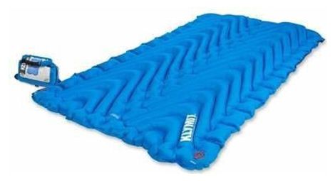 Double v matelas double indéformable en v breveté - bleu - klymit