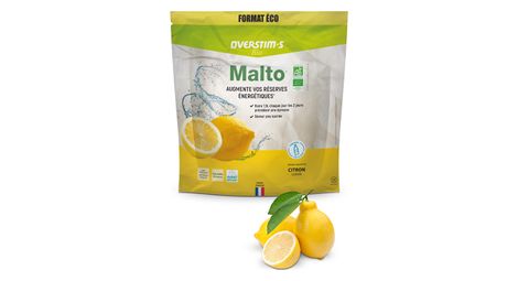 overstims organic malto lemon energy drink 1 8kg