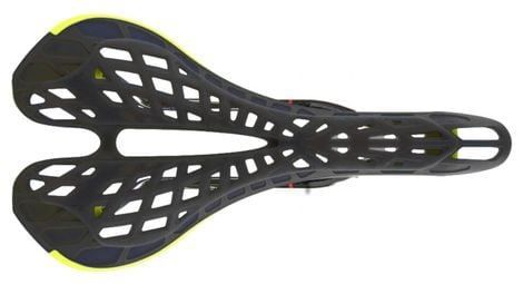 Tioga spyder twintail 2 carbon saddle black/yellow 135