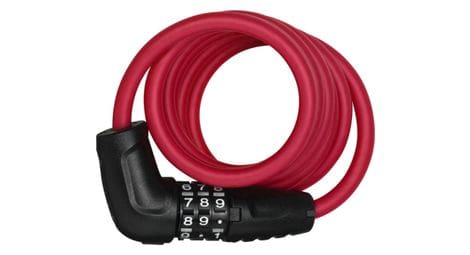 Abus serrure à câble code star 4508c/150 rouge