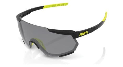 Gafas 100% racetrap gloss black smoke lens / black / yellow