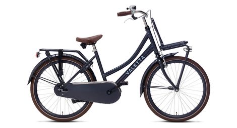 Velo enfant valetta cargo filles 24 pouces bleu nuit