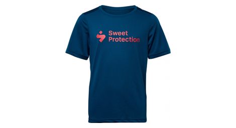 Maillot manches courtes enfant sweet protection hunter bleu