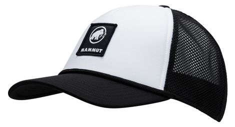 Mammut crag logo unisex cap white/black l/xl