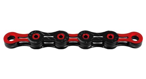 Chaine kmc dlc10 116 maillons 10v noir rouge