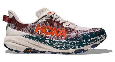 Scarpe da trail hoka speedgoat 6 grigio/blu/arancione uomo