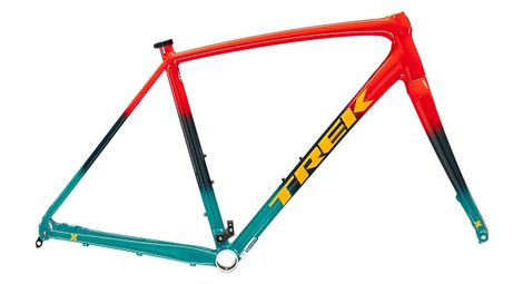 Kit cadre trek crockett disc rouge radioactive / bleu fade 2023