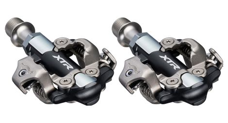 Pedales de mtb sin clip shimano xtr pd-m9100-s1 race spd (ejes cortos)