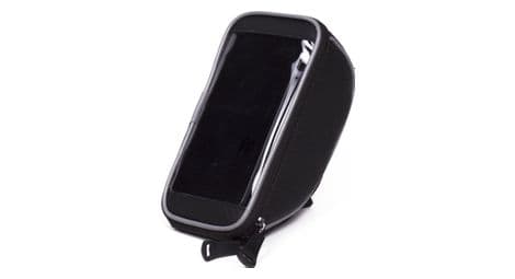 Sacoche de guidon avec support pour téléphone portable vélo noir