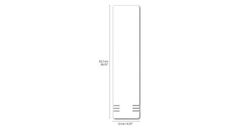 Schutzfolie für Diagonal-Rohr, Dyedbro E-Bike, transparent, glänzend
