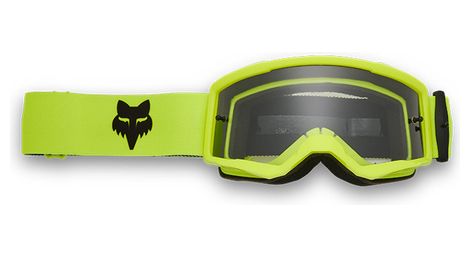 Máscara fox main ecran clear junior amarillo fluo