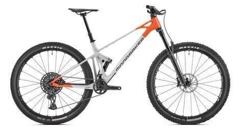 VTT Tout Suspendu  Raze Carbon r Sram gx nx Eagle 12v 29   Argent Orange   t  m 168 180cm   Produit Reconditionne