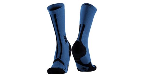 Chaussettes x-socks trailrun discover crew bleu/noir