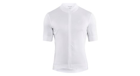 Maillot manches courtes craft essence bike blanc