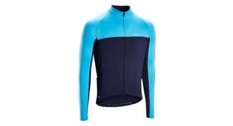 Langarmtrikot triban rc100 anti-uv blau