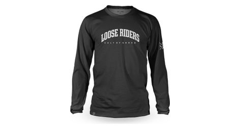 Maillot manches longues loose riders classic noir