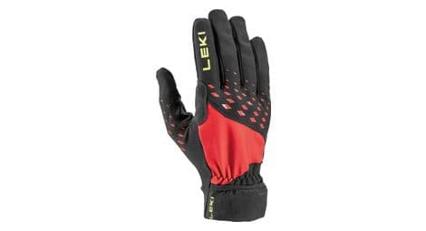 Leki ultra trail storm gloves black/red