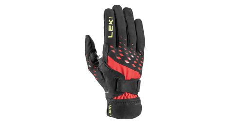 Guantes Leki Ultra Trail Storm Negro/Rojo