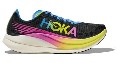 Hoka unisex rocket x 2 schwarz mehrfarbig