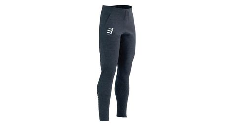 Pantalon compressport seamless pants bleu fonce