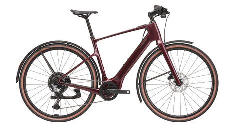 Vélo de Ville Électrique Cannondale Tesoro Carbon 3 Shimano Cues 10V 400Wh 700mm Violet