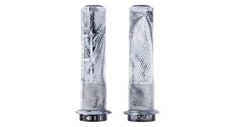 Paire de Grips DMR Deathgrip2 Flange Grips Camouflage neige