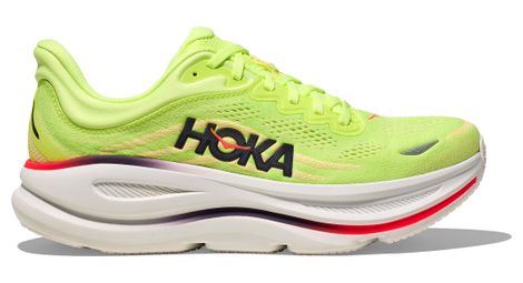 hoka bondi 9 yellow men s running shoes