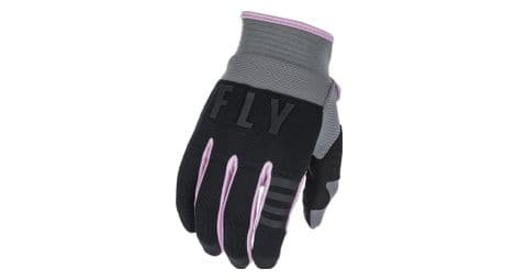 Guantes fly racing f-16 mujer negro / gris / rosa