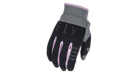 Gants femme fly racing f 16 noir gris rose