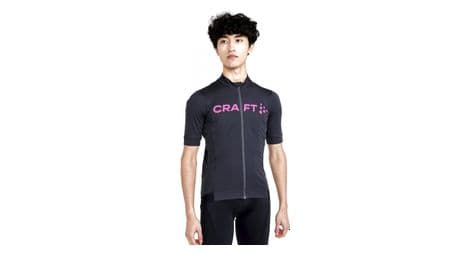 Craft essence bike kurzarmtrikot grau pink