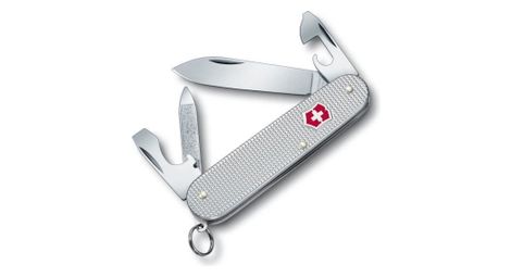 Victorinox cadet argent alox - couteau suisse de poche 84 mm - 9 fonctions