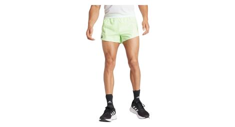 Adidas performance adizero 3in split short verde s