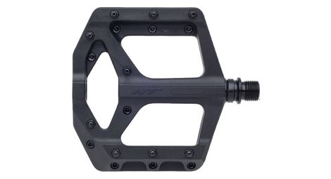 Paire de pédales plates ht components supreme-c pa32a noir