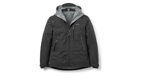 Veste Imperméable Rab Downpour Mountain Noir Femme