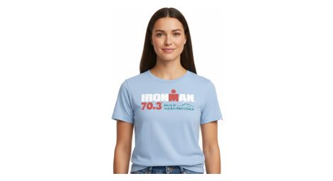 T-shirt manches courtes ironman 70.3 aix en provence bleu ciel femme