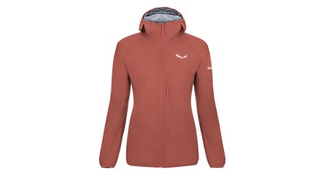 Giacca impermeabile salewa agner powertex 3l donna rosso