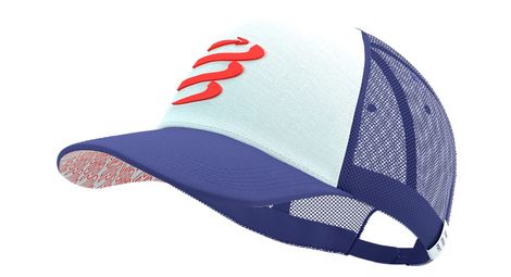 Casquette Compressport Trucker Bleu/Blanc/Rouge