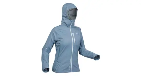 Chaqueta impermeable mujer quechua fh500 2.5 azul xs