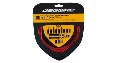Jagwire 2x pro shift kit rojo