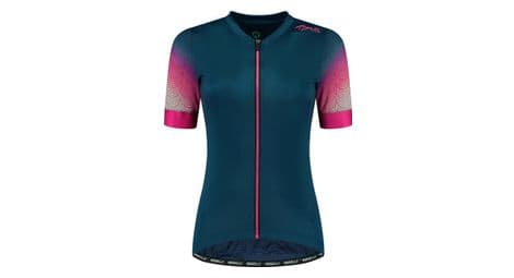 Maillot manches courtes velo rogelli waves - femme