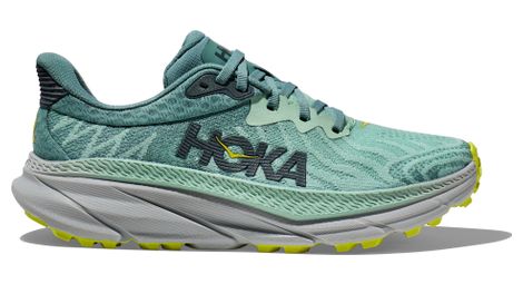 Chaussures de Trail Running Femme Hoka Challenger 7 Vert Jaune