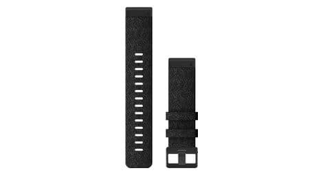 Bracelet nylon garmin quickfit 22 mm noir chine