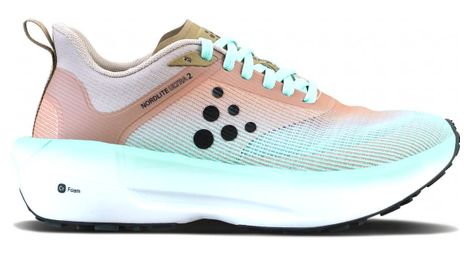 Craft nordlite ultra 2 scarpe da trail da donna verde chiaro/beige