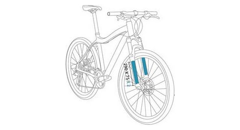 Clearprotect film de protection pour fourche taille l