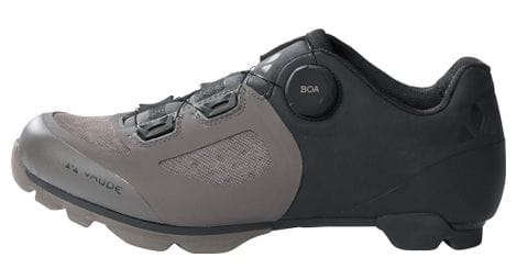 Chaussures de velo vaude gravel mtb kuro tech gris noir