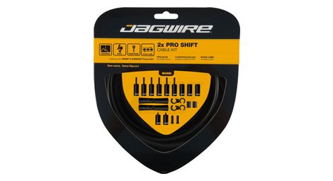 Jagwire 2x pro shift kit stealth negro