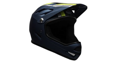 Bell sanction integrale helm blauw geel 2022