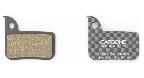 Paire de plaquettes amp carbone   sram red force axs level   organique