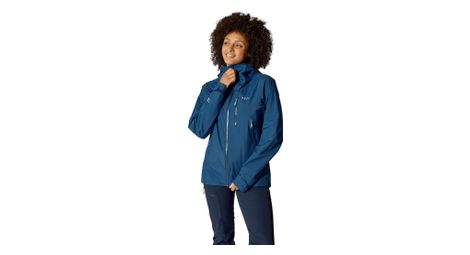 Veste Imperméable Rab Downpour Mountain Bleu Femme